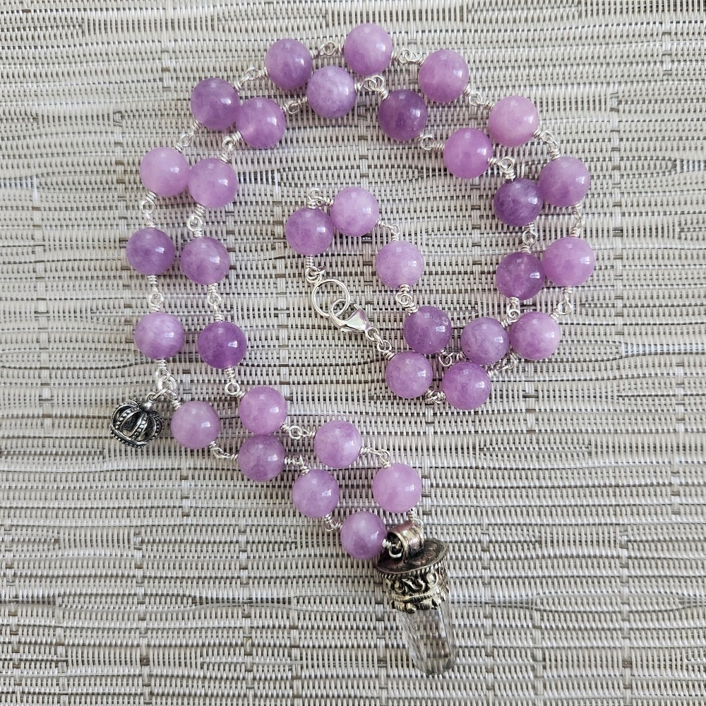 LAVENDER JADE NECKLACE